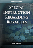 Special Instruction Regarding Royalties