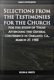 Those Attending the General Conference in Oakland,Ca.,March27, 1903